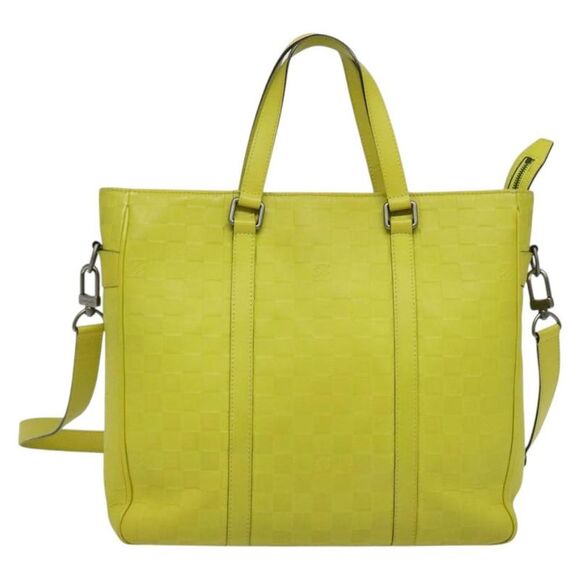 Pre Loved louis vuitton Women Yellow Handbags - Picture 1 of 8